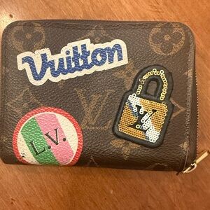 Louis Vuitton Brown Monogram Key Holder with Patches